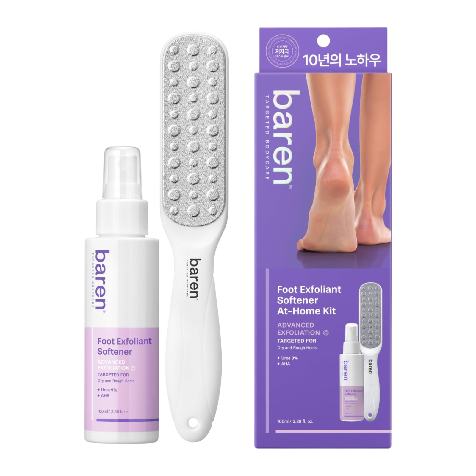FOOT EXFOLIANT SOFTENER AT-HOME KIT