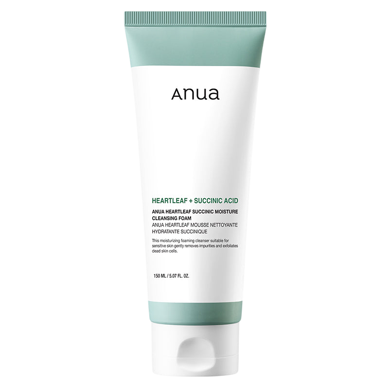 anua Heartleaf succinic Moisture cleansing foam