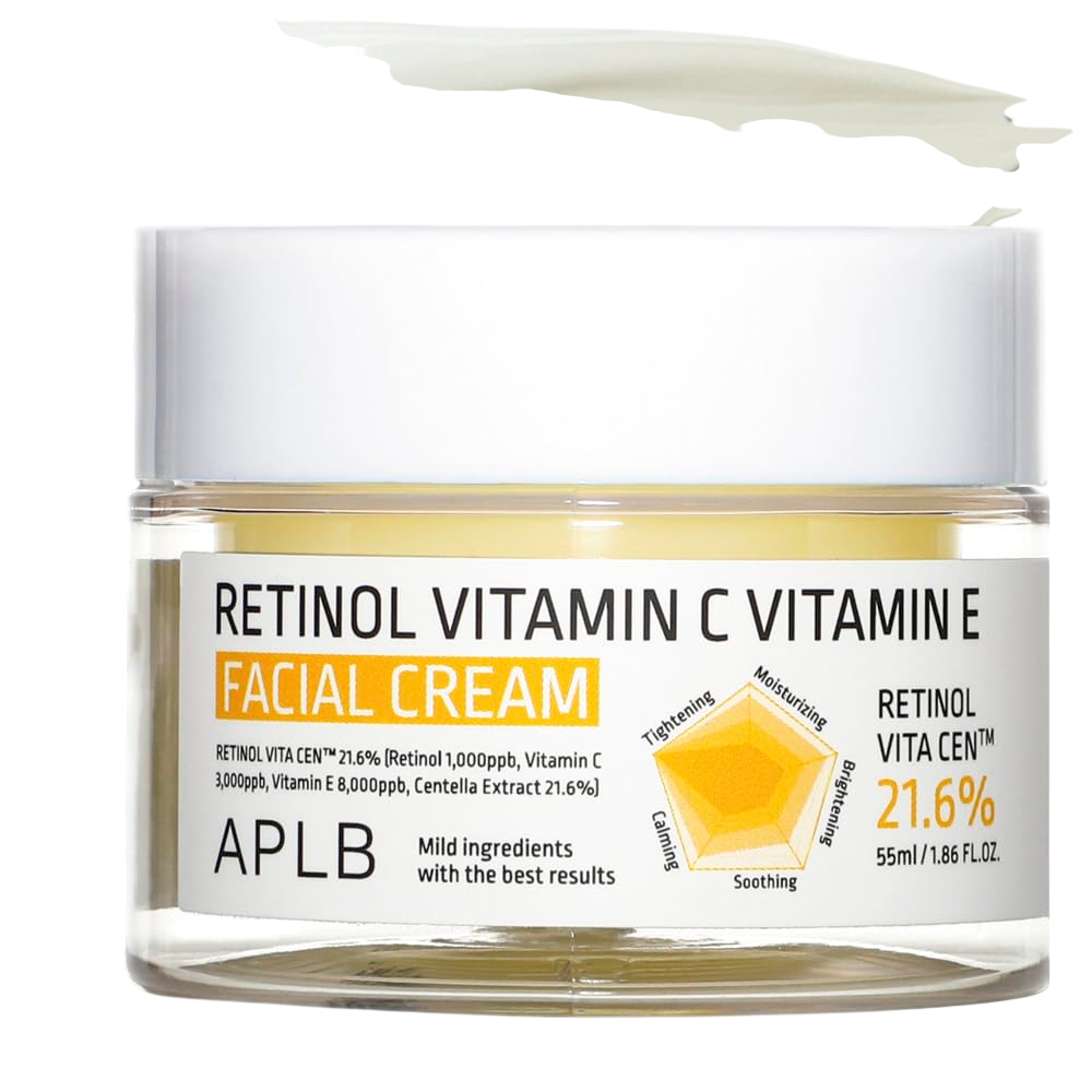Crème Visage Rétinol Vitamine C Vitamine E
