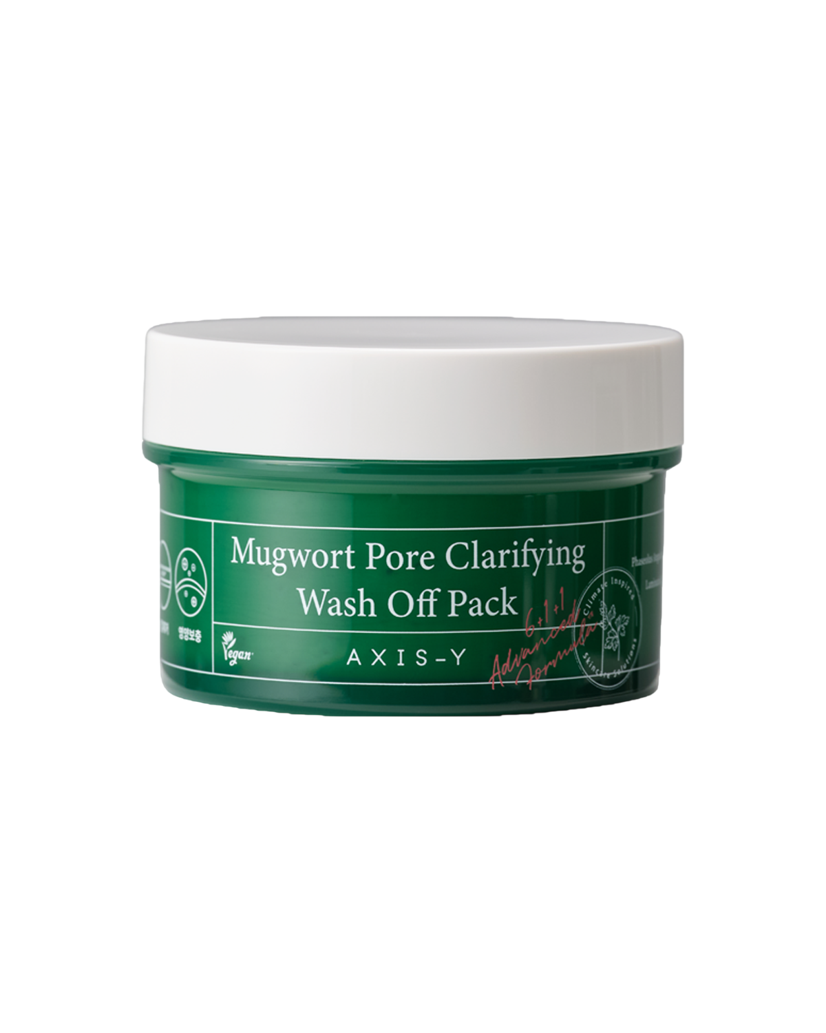 mugwort pore clarifying wash off pack