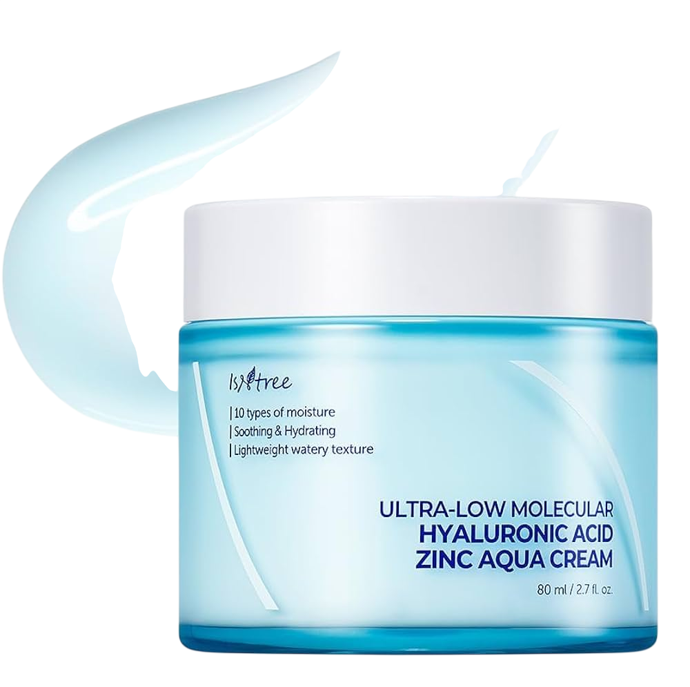 Crème Aqua Ultra-Faible Poids Moléculaire Acide Hyaluronique Zinc