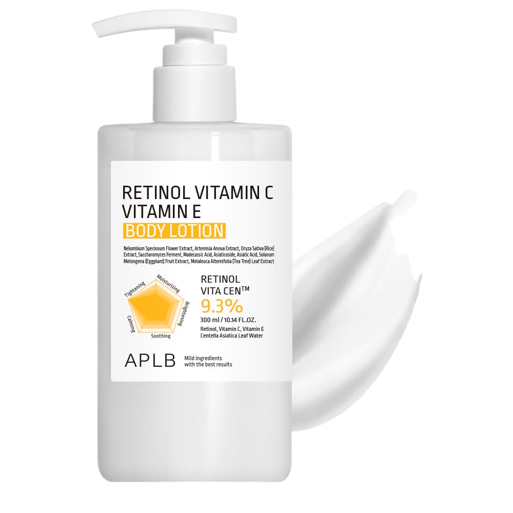 Rétinol Vitamine C Vitamine E Lotion Corporelle 300 ml