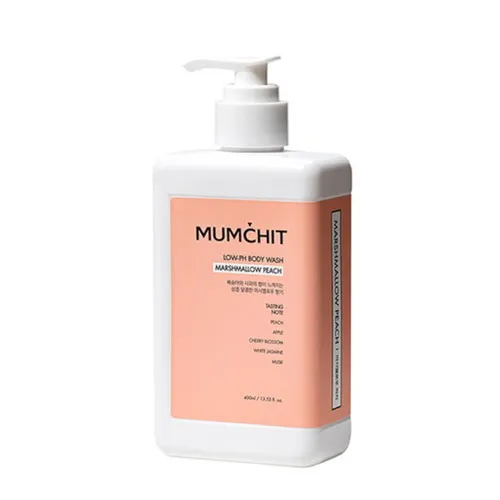 Gel Douche Corps MUMCHIT pH Faible Guimauve Pêche