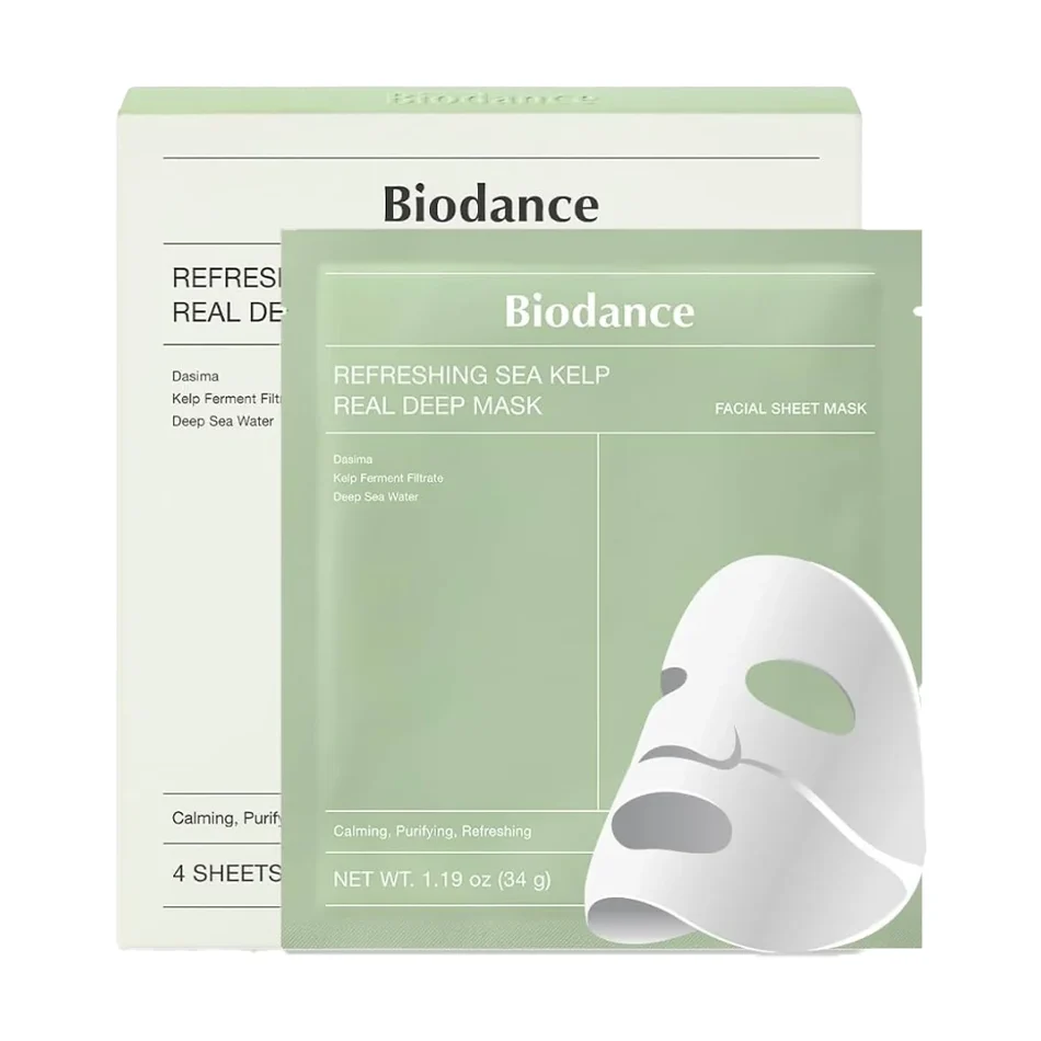 Masque Tissu Réel Profond aux Algues Kelp Rafraîchissant