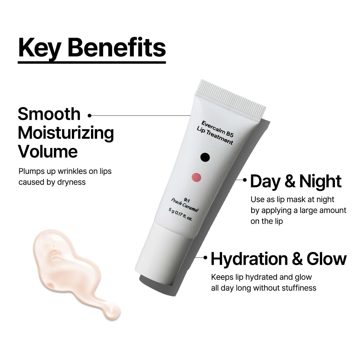 Soin Lèvres Perfect Balance Evercalm B5 Peach Caramel